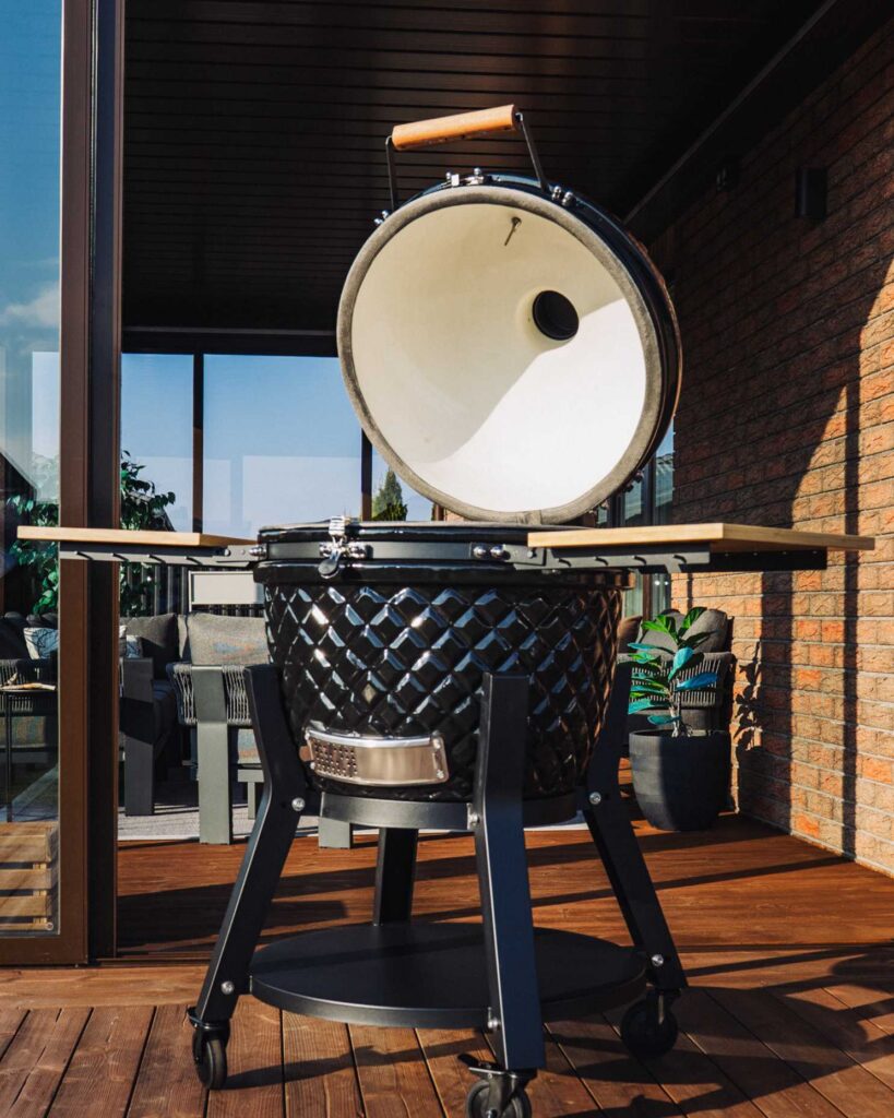 Série Evolve Ultra : tables d'appoint Beauty Bamboo + chariot Premium