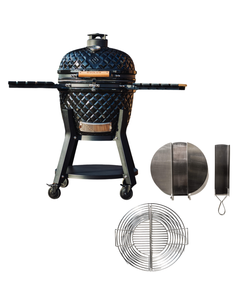 Серия Evolve Ultra: Комплект „The Beauty Kamado Easy Clean“ – масички от HDPE + количка от висок клас